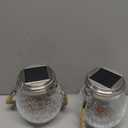 ROSHWEY Solar Lantern, 2 Pack Outdoor Lanterns with 30 LED Waterproof Garden Decor Patio Solar Lights Outdoor Decorative Backyard Outdoor Hanging, Warm Light