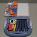 Magnetic Board for Kids, 1-2 Year Old Boy Gifts with Magnetic Letters and Numbers, Toddler Easel for Boy Birthday Christmas Gift (Blue)