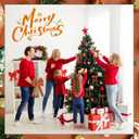 25 Pcs Camel Velvet Tree Topper Christmas Ornaments Include Large Christmas Bows Tree Topper 12 Xmas Velvet Balls 12 Camel Bows for Xmas Holiday Door Fireplace Wall Party Decor