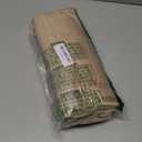 GarveeHome 2x6 Scalloped Washable Runner Rug for Kitchen, Soft Tan Jute Hallway Runner Non Slip Entryway Rug Farmhouse Thin Laundry Mat Stain Resistant Carpet for Bedroom Bathroom Beside Rug