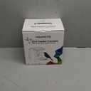 Smart Bird Feeder with Camera Solar Powered, 2K HD Video, AI Bird Species Identification, Instant Arrival Alerts, Weatherproof Design for Effortless Birdwatching, Best Gift for BirdLovers, Red