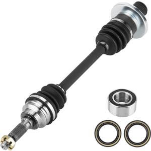 Rear Left or Right CV Axle & Wheel Bearing Kit for Suzuki King Quad 450/500/700/750 2006 2007 2008 2009 2010-2022, 1 CV Axle and 1 Wheel Bearing