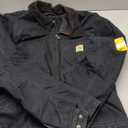 Carhartt Men's Iconic J01 Duck Detroit Jacket (Large, Black)