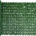 Bybeton Artificial Ivy Privacy Fence Screen - 60" X 120" UV-Anti Fake Leaves Vines - Patio Balcony Privacy, Garden, Backyard Greenery Wall Decor