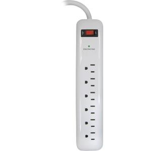 Prime Wire PB802013 6-Outlet Surge Protector with 14-3 SJT 1.5-Feet Cord