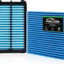 Cabin & Engine Air Filter Fit for Hyundai Sonata Gas (2015-2019) 2.4L Not for Hybrid Activated Carbon Cabin Filter Replacement Air Filter CF12151 CA11942 Car Accessories