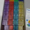 Feoxialy Magnetic Blocks - 52pcs Translucent Magnetic Cubes, Digit Building Blocks Magnet Toys for Kids, Rainbow STEM Creativity Toys 3+ Year Old Boys & Girls Toddlers Kids Christmas Birthday Gifts
