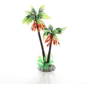 1Pc Mini Coconut Palm Tree, Artificial Aquarium Plants, Aquatic Water Weeds, Aquarium Decoration, Fish Tank Water Plant Grass Ornament