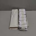FITRELL 6 Pack Men's Athletic Ankle Socks Cushioned Sports Running Socks 7-9/9-12/12-15 (White)
