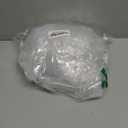 AmazerBath 48x72 Shower Curtain Stall, Small Shower Curtain for Shower Stall, Clear Bathroom Curtain Plastic, Thick PEVA Bathroom Accessories with 2 Clear Weighted Stones and 8 Grommet Holes