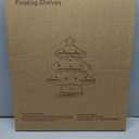 Green Christmas Tree Tonies Shelf Wall Mounted - Tonies Wall Shelf for Toniebox, Charging Station, Magnetic Wood Display Floating Shelves for Tonie Figures Storage