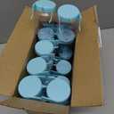 Unittype 20 Set Pegboard Organizer Accessories Peg Boards Jars with Lids Plastic Pegboards Bins Storage Containers Clear Peg Board Wall Organizer for Garage Sewing Office Home Supplies (Light Green)