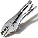V-Grip Type Hose Crimper Tool, 2 Opening 2 Dies for 1/4 In And 3/16 In Hose, Hose Ferrule Crimping Tool, Hose Fitting Crimper, Air Hose Repair Kit for Torch Hose/Air Hose Etc
