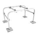 DiversiTech QSMS1801 18 Mini Split Stand for Mounting Ductless Condensers, Outdoor Use, Supports Up to 400 lbs., Easy Installation