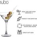 2 x Cocktail Toothpicks for Appetizers - (Pack of 320) 4.75 Inch Decorative Toothpicks for Appetizers, Cocktail Picks for Drinks  Fancy Toothpicks for Appetizers (White)