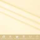10 Pack Round Tablecloths - 120 Inch Beige Polyester Cover, Stain and Wrinkle Resistant Washable Fabric Cloth for Wedding Banquet Parties
