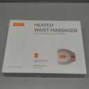 Portable Heating Pad for Back, Cordless Wearable Heat Belt with Massager for Lower Back Pain Relief, Battery Powered 8000 mAh Rechargeable, MAXwarm 3.0, Gift for Women Men 90-310 lbs (Black)