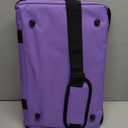 Henkelion Pet Carrier for Small Medium Cats Dogs Puppies up to 15 Lbs, Airline Approved Small Dog Carrier Soft Sided, Collapsible Travel Puppy Carrier - Purple (17.0"L x 11.0"W x 11.0"H)