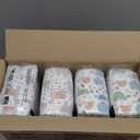 The Honest Company Comfort Dry Disposable Diapers for Sensitive Skin, Hypoallergenic, All The Alpacas + Turtle Time, Super Club Box Size 1 (814 lbs), 136 Count, 4 Packs