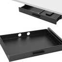 Menkxi 22 x 14 in Under Desk Drawer,Slide out Storage Organizer Heavy Duty