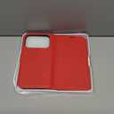 TUCCH Wallet Case for iPhone 17 Pro (6.3-Inch) 2025, RFID Blocking 4 Card Slots | Kickstand | Magnetic Closure | PU Leather | Shockproof TPU Shell | Protective Flip Folio Cover | Red