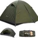 ShinHye SUV Tent for Camping with Porch, Waterproof PU5000mm Spacious 5 Person Car Tents for Camping SUV, Includes Rainfly and Storage Bag for Family Outdoor, 9.8' W X 9.8' L X 7.3' H, Green