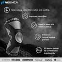 NEENCA Professional Knee Brace for Pain Relief, Medical Knee Support with Patella Pad & Side Stabilizers, Compression Knee Sleeve for Meniscus Tear, ACL, Joint Pain, Runner, Workout (Black, Medium)