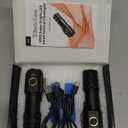 Wind&Moon Mini LED Flashlight Rechargeable, Small Bright High Lumens Powerful Pocket Flashlights with Clip, 5 Modes,Tactical Magnetic EDC Flash Light for Home,Car,Outdoor,Hiking, Emergency (2 Pack)