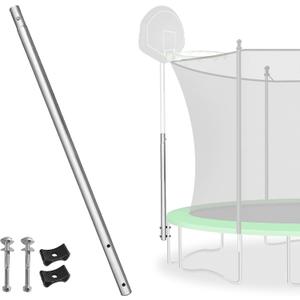 1.5" Diameter 16FT Trampoline Lower Board Tube Specially for Basketball Hoop, Replacement Trampoline Enclosure Poles for 16FT, 1pcs only, Trampoline Basketball Hoop Pole, # 11A