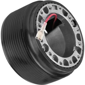 Steering Wheel Adapter, 0.6inch Aluminum 6 Hole Steering Wheel Racing Hub Adapter Quick Release Steering Wheel Kit Racing Hub Adapter for 323 Miata MX3 MX5 MX6