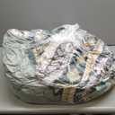 Dinjoy Boho King Size Bed in A Bag 7 Pieces,Warm Green Comforter Set Aztec Striped Bedding Set Bohemian Patchwork Complete Set Comforters with Sheet for Women Men 90"104"