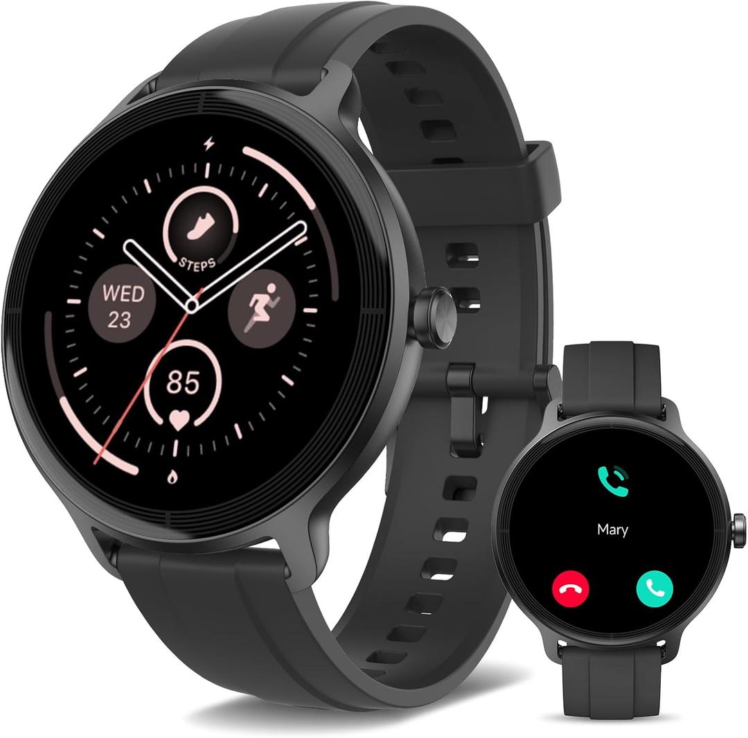 YMZ Smart Watch for Men Women, 1.27" HD Touchscreen Fitness Tracker, Bluetooth Calling, 100+ Sports Modes, Sleep Monitor, IP68 Waterproof, Compatible with Android & iPhones (Black) YMZ Smart Watch for Men Women, 1.27" HD Touchscreen Fitness Tracker, Bluetooth Calling, 100+ Sports Modes, Sleep Monitor, IP68 Waterproof, Compatible with Android & iPhones (Black)