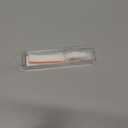 Sport Mesh Nylon Bands Compatible with Garmin Vivosmart 5 tracker Replacement Bands with Case (Transparent Case-M(5.1-8.3inch), Stripe White with Transparent Case)