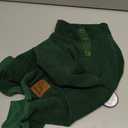 cyeollo Dog Pajamas X-Large, Stretchable Fleece Pet Onesie Coat for Small Medium Sized Dogs Pjs Warm Doggie Jumpsuit Soft Cold Weather Dog Clothes Outfits, Green XL (X-Large (chest Girth: 21"-25"))