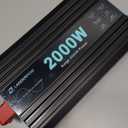 LANDERPOW Pure Sine Wave Inverter 2000 Watt, 12V DC to 120V AC Inverters for RV, Truck, Solar, Home, Power Inverter with 3 AC Outlet, 30W USB-C, 5V 3.1A USB, Hardwire Port, Remote Control, Surge 4000W