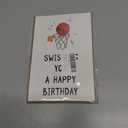 Swishing You A Happy Birthday - Pun Birthday Card - Basketball Birthday Card - Basketball Card - Card For Him - Card For Husband - Sport Card