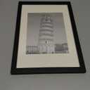 Nacial 11x14 Picture Frames, Black Picture Frame, Photo Frame Display 8x10 Photo with Mat and 11x14 photo without Mat, Picture Frames Horizontal and Vertical Formats for Wall and Tabletop