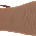 Amazon Essentials Women's Casual Thong Sandal with Ankle Strap (7.5, Brown)