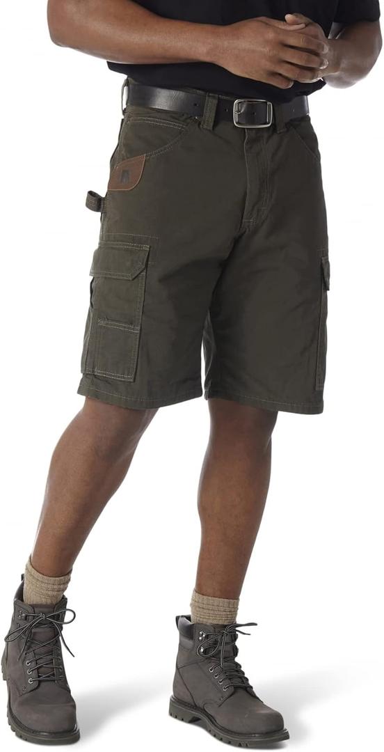 Wrangler Mens Ranger Cargo Short (31, Loden)