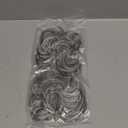 SARLA 2PCS Messy Hair Bun Hair Pieces Wavy Curly Synthetic Updo Fake Scrunchies Pony Tail for Women Dark Grey