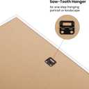 upsimples 20x30 Picture Frame White 3 Pack, Scratch-Proof Poster Frames 20 x 30 for Photo Gallery - Slide-In Strips, Horizontal or Vertical Wall Mounting