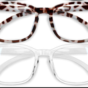 IBOANN Stylish Blue Light Glasses for Woman - Computer Glasses 99% Blue Light Blocking - Lightweight TR90 Frames - 2 pack