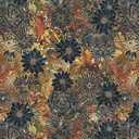 Abyssaly Boho Peel and Stick Wallpaper, Vintage Black Floral Contact Paper, Vinyl Self Adhesive Removable Dark Decorative Wall Paper for Bedroom Furniture Shelf Drawer Decor 17.3" x 118" (Dark Red Green)