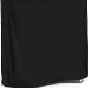Covermates Upright Folding Ping Pong Table Cover WaterResistant HeavyDuty Vinyl AllWeather Indoor/Outdoor Table Tennis Storage, Zipper & Buckle Straps, 60W x 28D x 60H, Black