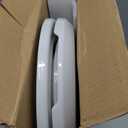 Quick Flip Toilet Seat with Built-In Potty & Splash Guard for Toddler Training, Slow Close - Jool Baby (Round)