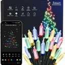 Brizled Smart Christmas Lights, 66ft 200 LED Color Changing Mini Lights, WiFi APP Controlled Xmas Tree Light, Dimmable Christmas Light Work with Alexa Google Home for Indoor Outdoor Year-Round Decor