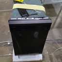 Honeywell 18 Inch Dishwasher with 8 Place settings, 6 Washing Programs, Stainless Steel Tub, UL/Energy Star- Black