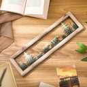 Wesiti Woodland Bear Wall Art 16 Inch Wood Frame Metal Rustic Forest Animal Wall Decor Farmhouse Lodge Cabin Picture Art Decor for Home Bedroom Living Room