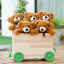 Teddy Bears Bulk 5 Packs Teddy Bear Stuffed Animals Plush Toys Gift for Kid Girlfriend,13.5 Inches Stuffed Bears for Christmas Valentines Day Birthday Wedding Party
