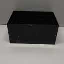 6 Pcs Large Buffet Risers, 7 to 12 Inch Catering Dessert Table Risers Food Decorative Stands with hollow bottom for Catering Supplies, Party(Black, Rectangle)